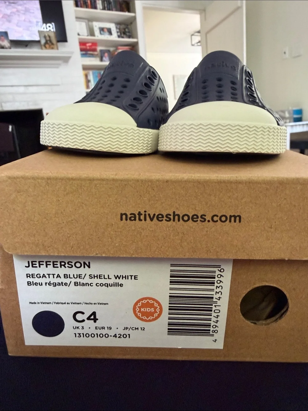 NWT Navy Native Shoes